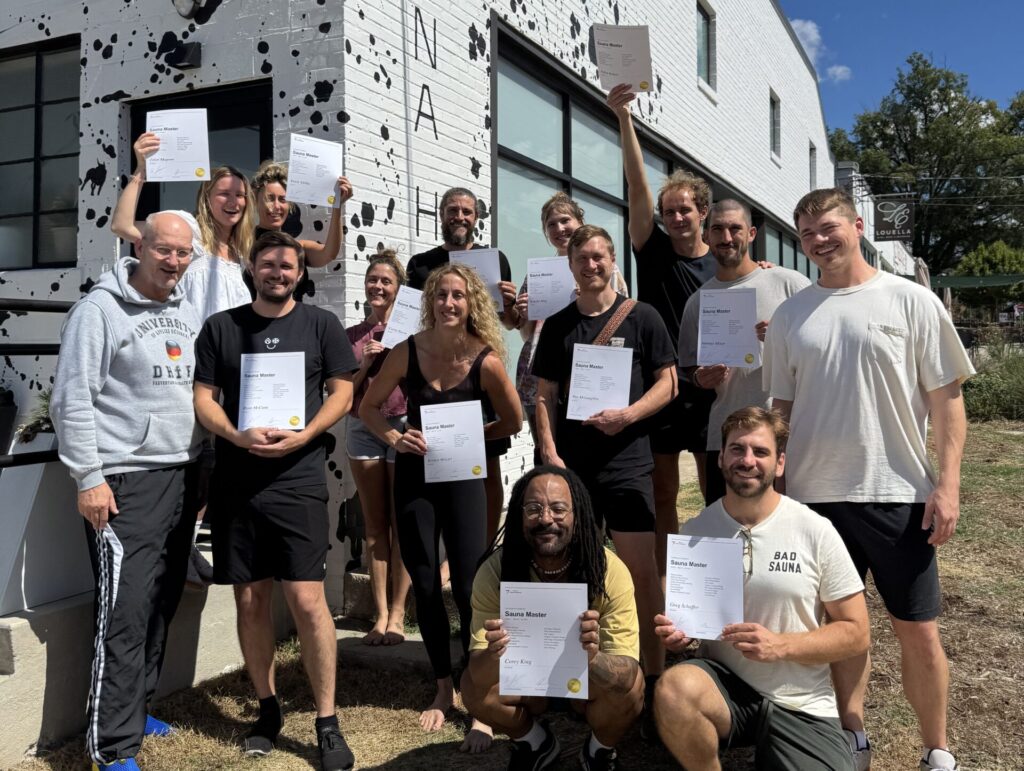 Group photo of certification